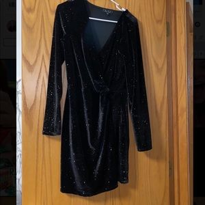 Sparkly Black Cocktail Dress